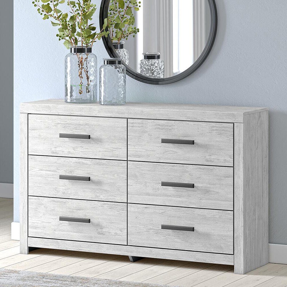 Cayboni Whitewash Dresser from Ashley - Luna Furniture