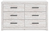 Cayboni Whitewash Full Panel Bed, Dresser and Nightstand from Ashley Furniture - Luna Furniture