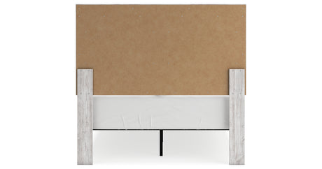Cayboni Full Panel Bed with Dresser and 2 Nightstands in Whitewash from Ashley Furniture - Luna Furniture