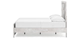 Cayboni Full Panel Bed with Dresser and 2 Nightstands in Whitewash from Ashley Furniture - Luna Furniture