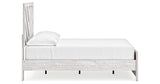 Cayboni Full Panel Bed with Mirrored Dresser and Chest in Whitewash from Ashley Furniture - Luna Furniture