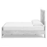 Cayboni Whitewash Queen Panel Bed from Ashley - Luna Furniture