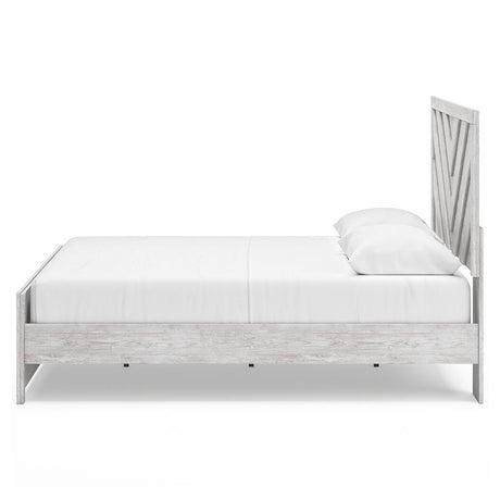 Cayboni Whitewash Queen Panel Bed, Chest and Nightstand from Ashley - Luna Furniture