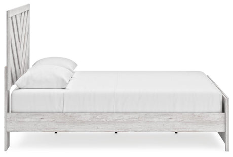 Cayboni Whitewash Queen Panel Bed, Chest and Nightstand from Ashley - Luna Furniture