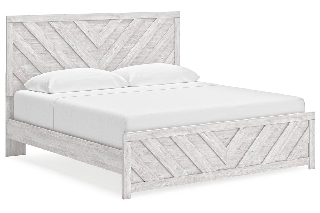 Cayboni Whitewash Panel Bedroom Set from Ashley - Luna Furniture