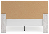Cayboni Whitewash King Panel Bed, Dresser, Mirror and Chest from Ashley Furniture - Luna Furniture
