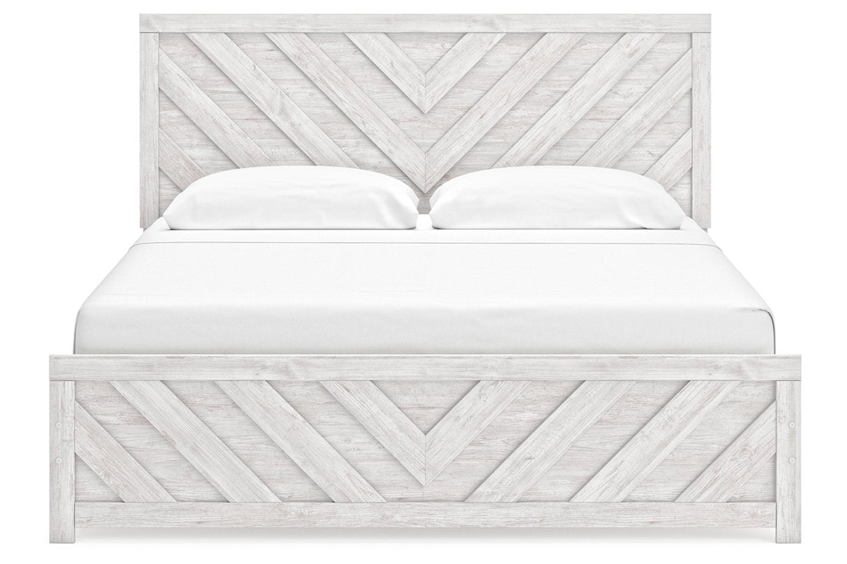 Cayboni Whitewash Panel Bedroom Set from Ashley - Luna Furniture