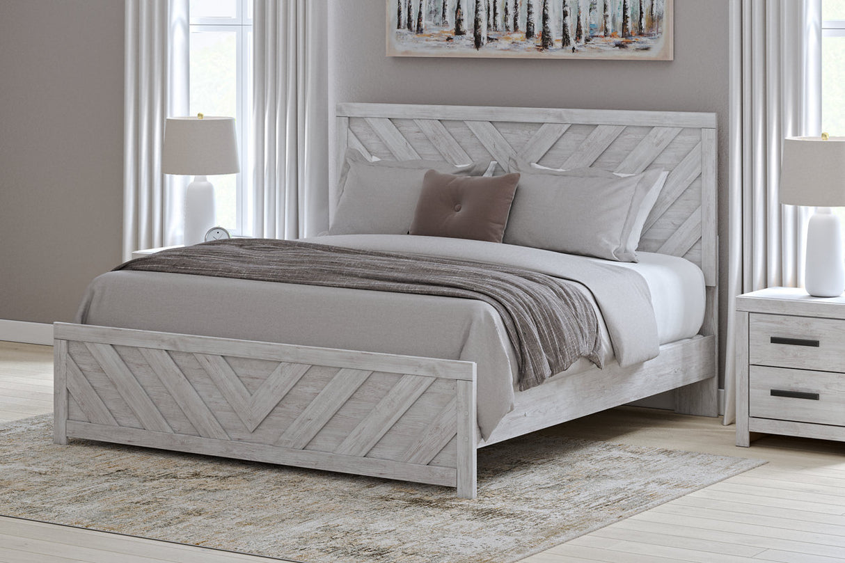 Cayboni Whitewash Panel Bedroom Set from Ashley - Luna Furniture