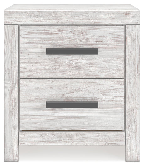 Cayboni Whitewash Full Panel Bed, Dresser and Nightstand from Ashley Furniture - Luna Furniture