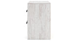 Cayboni Queen Panel Bed with Dresser and Nightstand in Whitewash from Ashley - Luna Furniture