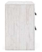 Cayboni Whitewash King Panel Bed, Dresser, Mirror, Chest and Nightstand from Ashley Furniture - Luna Furniture