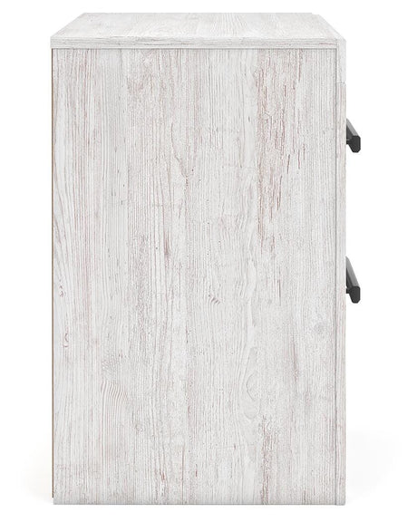 Cayboni Whitewash Queen Panel Bed, Chest and Nightstand from Ashley - Luna Furniture