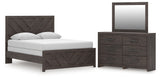 Prendonea Queen Panel Bed, Dresser and Mirror from Ashley Furniture - Luna Furniture