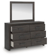 Prendonea Queen Panel Bed, Dresser and Mirror from Ashley Furniture - Luna Furniture
