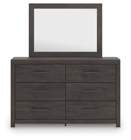 Prendonea Queen Panel Bed, Dresser and Mirror from Ashley Furniture - Luna Furniture