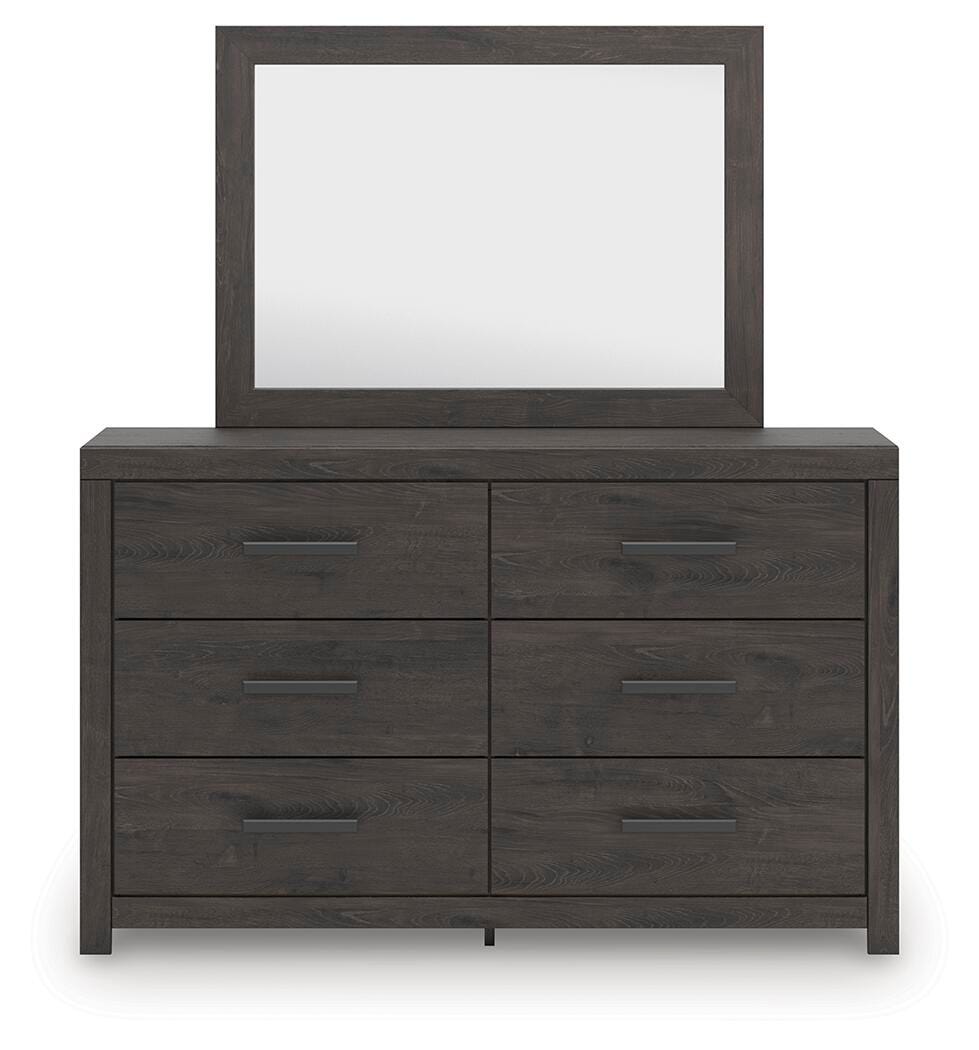 Prendonea Full Panel Bed, Dresser, Mirror, Chest and Nightstand from Ashley Furniture - Luna Furniture