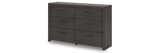 Prendonea King Panel Bed, Dresser and 2 Nightstands from Ashley - Luna Furniture