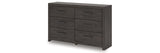 Prendonea Charcoal Dresser from Ashley - Luna Furniture
