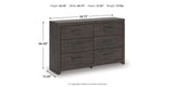 Prendonea King Panel Bed, Dresser and 2 Nightstands from Ashley - Luna Furniture