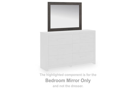 Prendonea Charcoal Bedroom Mirror (Mirror Only) from Ashley Furniture - Luna Furniture