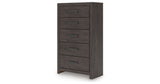 Prendonea Full Panel Bed, Dresser, Mirror, Chest and Nightstand from Ashley Furniture - Luna Furniture