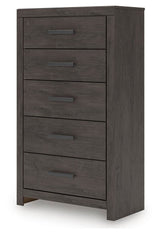 Prendonea Full Panel Bed, Dresser, Mirror, Chest and Nightstand from Ashley Furniture - Luna Furniture