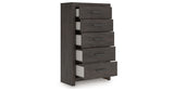 Prendonea Full Panel Bed, Dresser, Mirror, Chest and Nightstand from Ashley Furniture - Luna Furniture