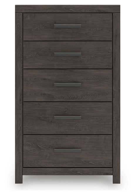 Prendonea Full Panel Bed, Dresser, Mirror, Chest and Nightstand from Ashley Furniture - Luna Furniture