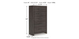 Prendonea Full Panel Bed, Dresser, Mirror, Chest and Nightstand from Ashley Furniture - Luna Furniture