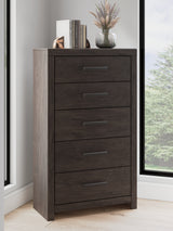 Prendonea Full Panel Bed, Dresser, Mirror, Chest and Nightstand from Ashley Furniture - Luna Furniture