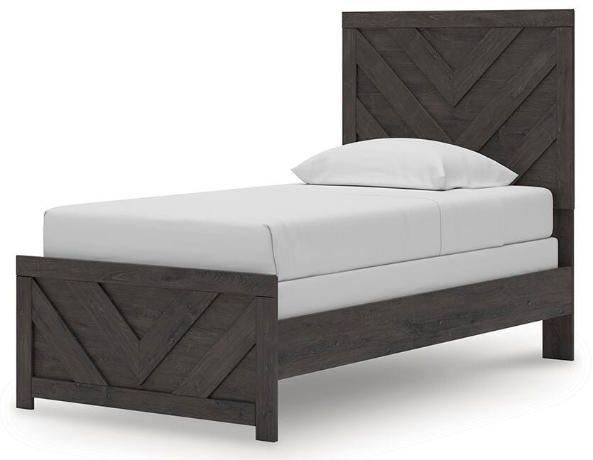 Prendonea Twin Panel Bed, Dresser and Mirror from Ashley Furniture - Luna Furniture
