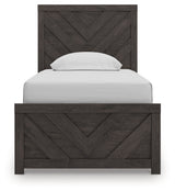 Prendonea Twin Panel Bed, Dresser and Mirror from Ashley Furniture - Luna Furniture