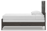 Prendonea Charcoal Twin Panel Bed from Ashley Furniture - Luna Furniture