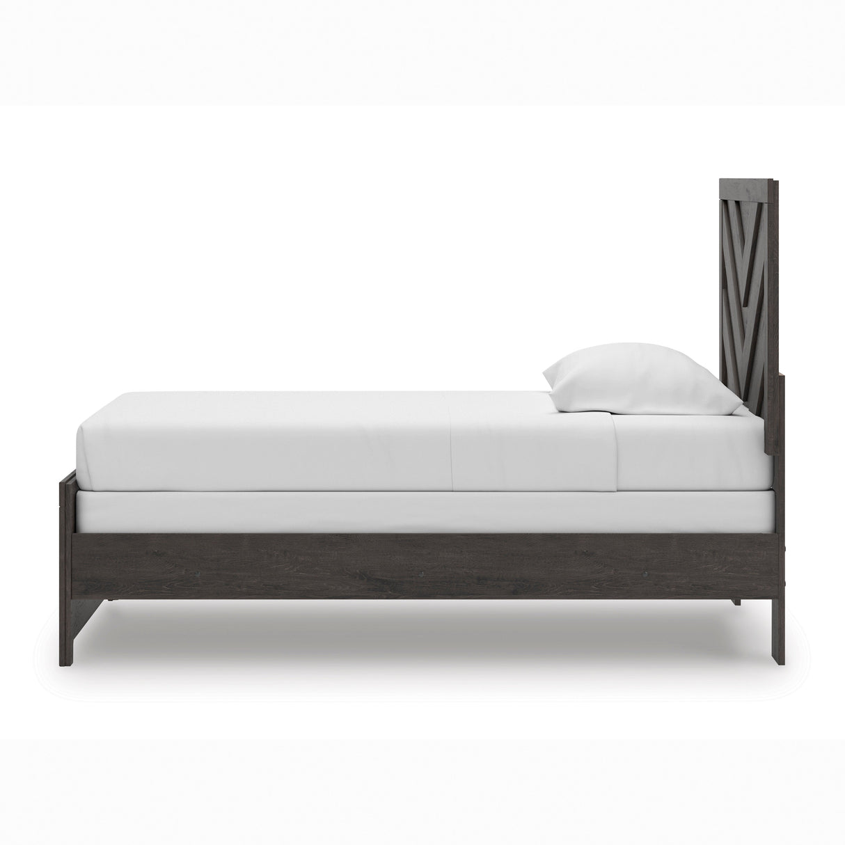 Prendonea Charcoal Twin Panel Bed from Ashley - Luna Furniture