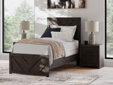Prendonea Charcoal Youth Panel Bedroom Set from Ashley - Luna Furniture