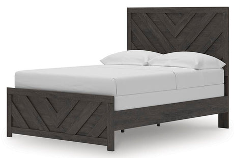 Prendonea Charcoal Full Panel Bed from Ashley Furniture - Luna Furniture