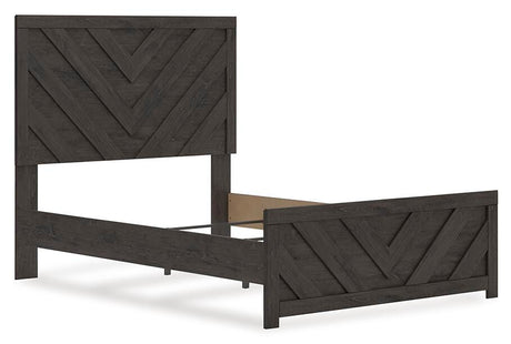 Prendonea Charcoal Full Panel Bed from Ashley Furniture - Luna Furniture
