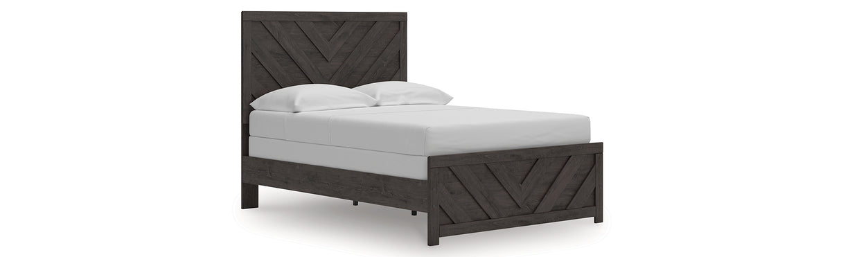 Prendonea Charcoal Full Panel Bed from Ashley - Luna Furniture