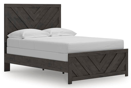 Prendonea Charcoal Full Panel Bed from Ashley Furniture - Luna Furniture
