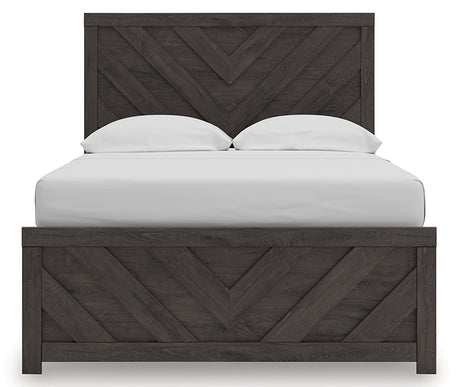 Prendonea Full Panel Bed, Dresser and Mirror from Ashley Furniture - Luna Furniture