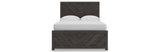 Prendonea Charcoal Full Panel Bed from Ashley - Luna Furniture