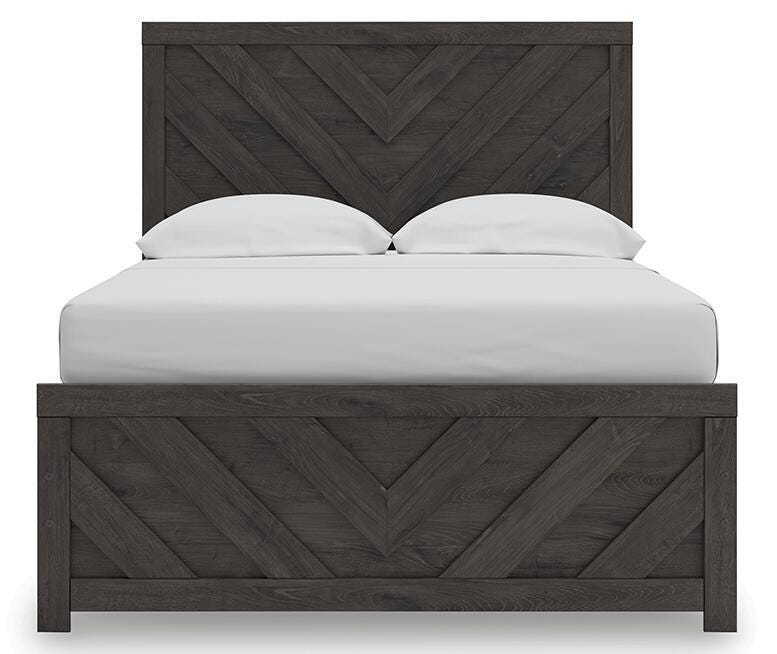 Prendonea Charcoal Full Panel Bed from Ashley Furniture - Luna Furniture
