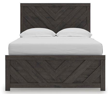 Prendonea Charcoal Full Panel Bed from Ashley Furniture - Luna Furniture