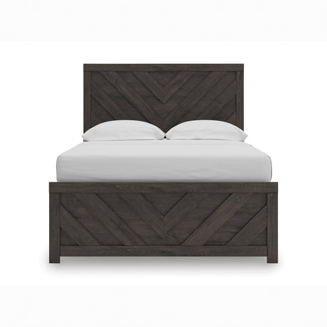 Prendonea Charcoal Full Panel Bed from Ashley - Luna Furniture