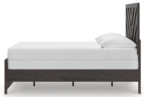 Prendonea Full Panel Bed, Dresser and Mirror from Ashley Furniture - Luna Furniture