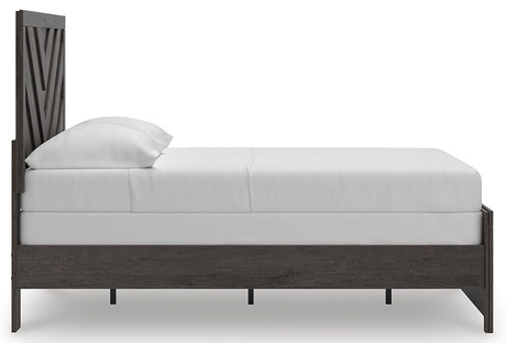 Prendonea Full Panel Bed, Dresser and Mirror from Ashley Furniture - Luna Furniture