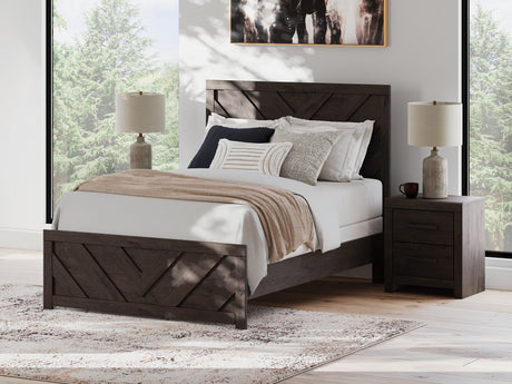 Prendonea Full Panel Bed, Dresser, Mirror, Chest and Nightstand from Ashley Furniture - Luna Furniture