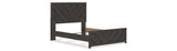 Prendonea Charcoal Queen Panel Bed from Ashley - Luna Furniture