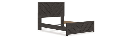 Prendonea Charcoal Queen Panel Bed from Ashley - Luna Furniture
