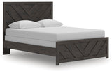 Prendonea Charcoal Queen Panel Bed from Ashley Furniture - Luna Furniture